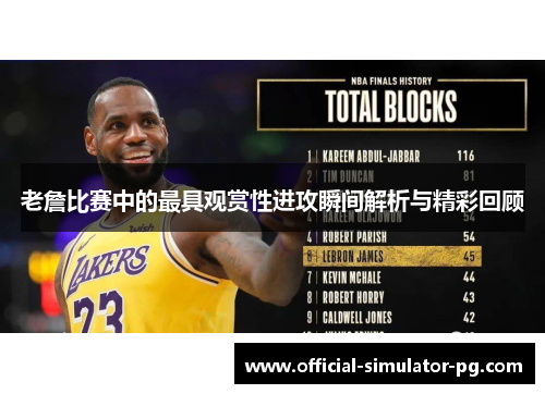 老詹比赛中的最具观赏性进攻瞬间解析与精彩回顾